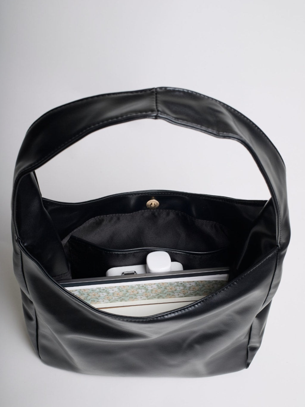 Retro Hobo Shoulder Bag Large PU Leather Tote