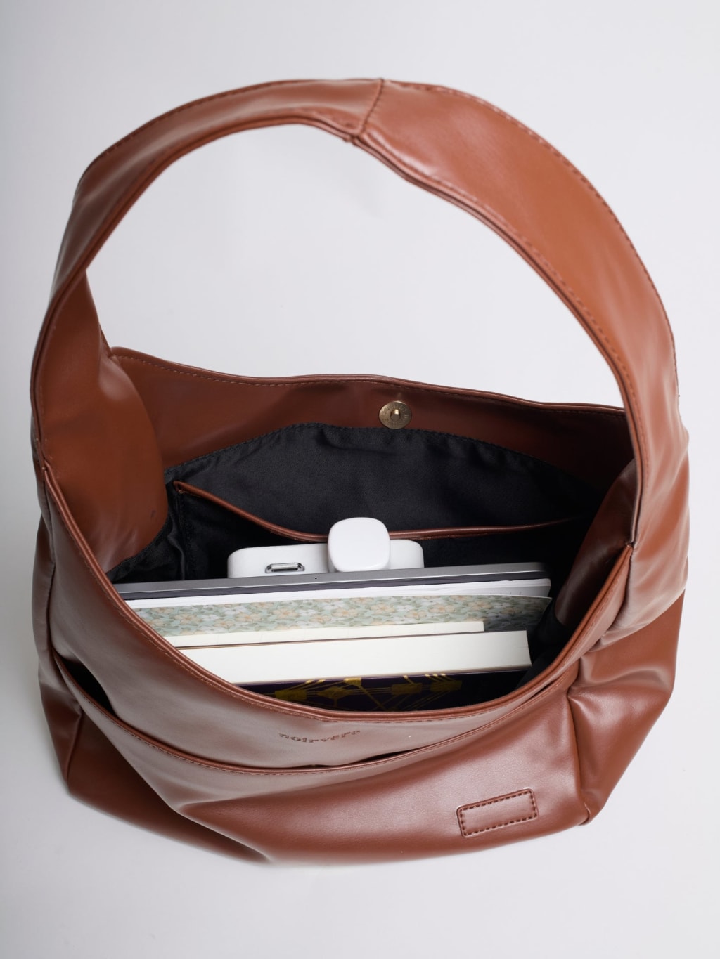 Retro Hobo Shoulder Bag Large PU Leather Tote